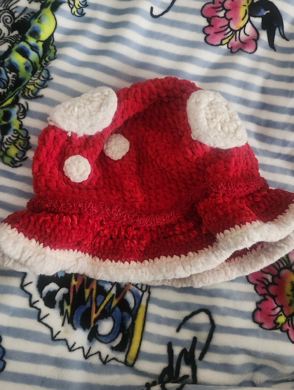Crotchet Mushroom Hat